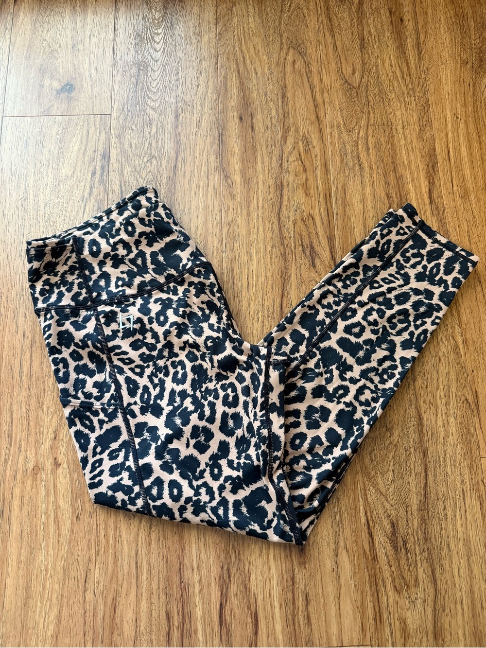 Fittin Leopard Print Leggings Size XL